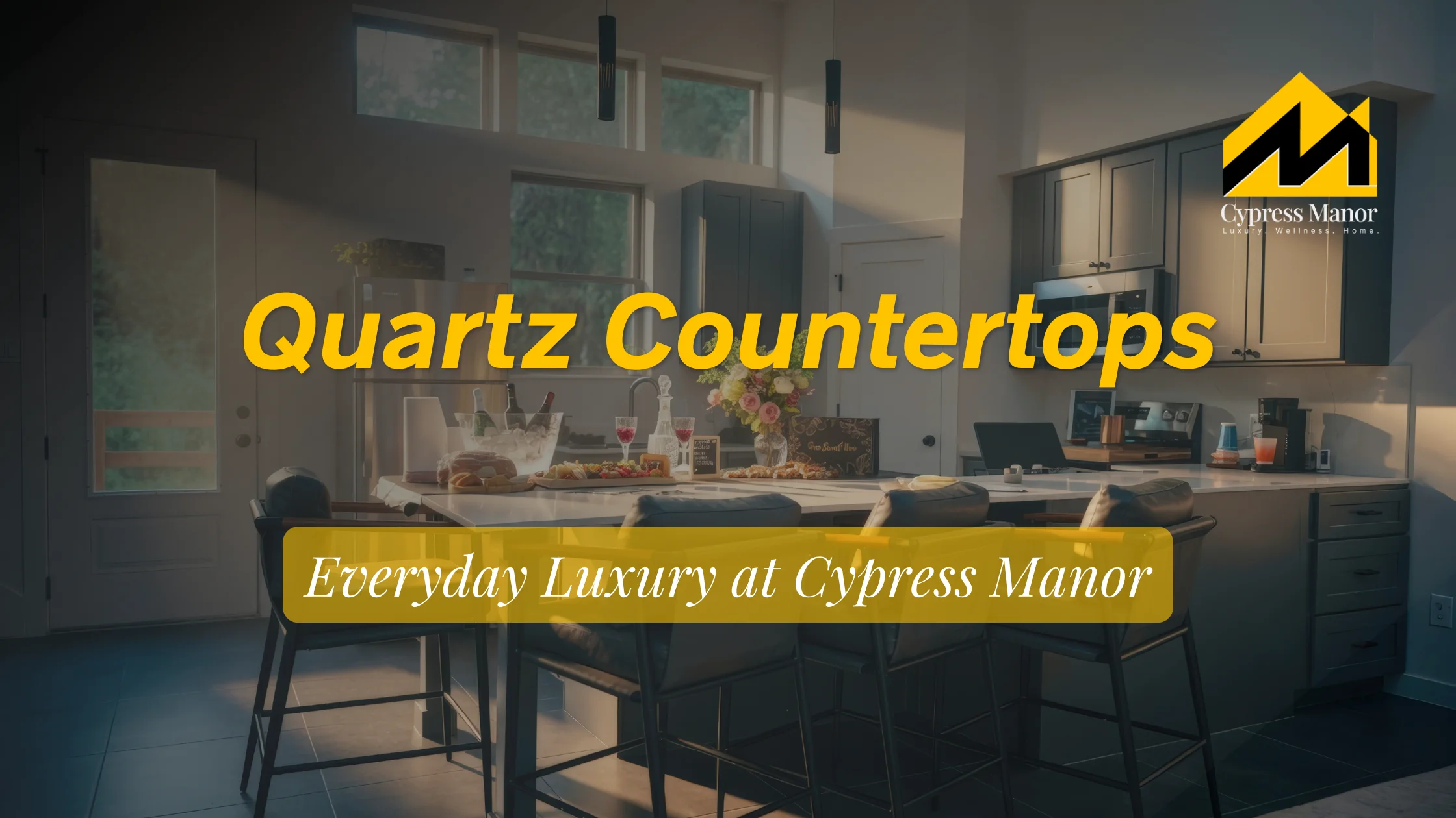Quartz Countertops: Everyday Luxury at Cypress Manor